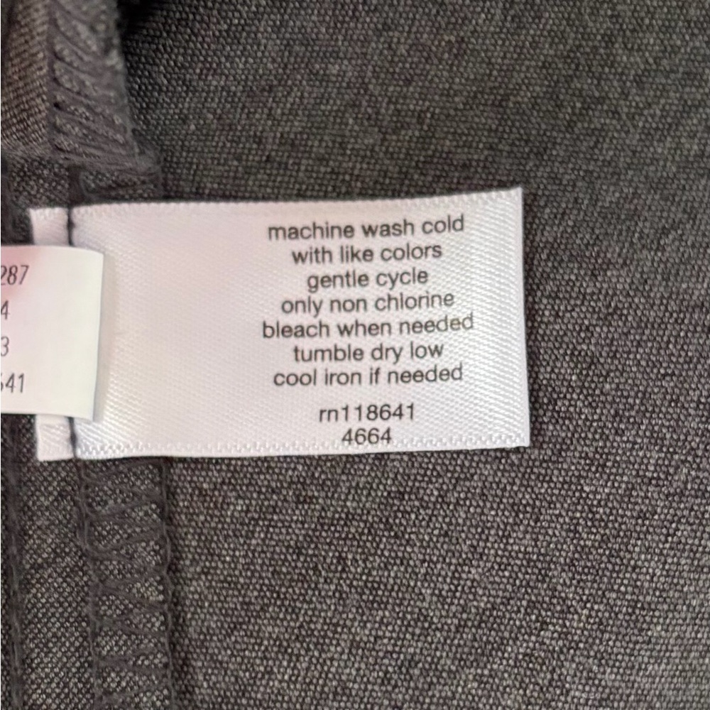 •Lane Bryant• NWT Gray High Rise Wide Leg Pants - Size 24 - Picture 8 of 9